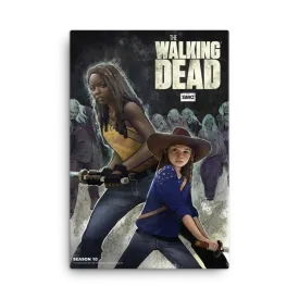 11 Weeks of TWD – Season 10 by Mel Milton Premium Gallery Wrapped Canvas