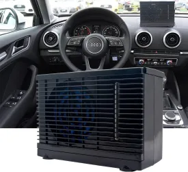 12V Car Auto Evaporative Air Conditioner Portable Water Ice Fan Cooler Air Conditioning