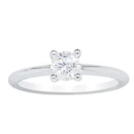 18ct White Gold .50ct Diamond Melba Ring