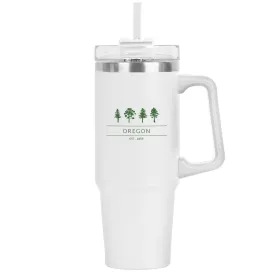 30 Oz. Stainless Insulated Little Boom Mug Printed with a Customizable PINES COLLECTION Design