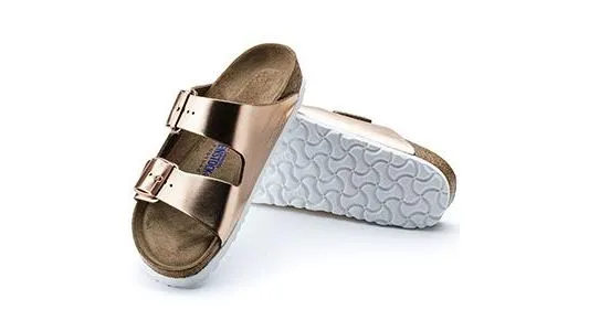 Arizona Soft Footbed Leather Metallic