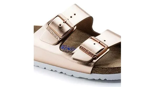 Arizona Soft Footbed Leather Metallic