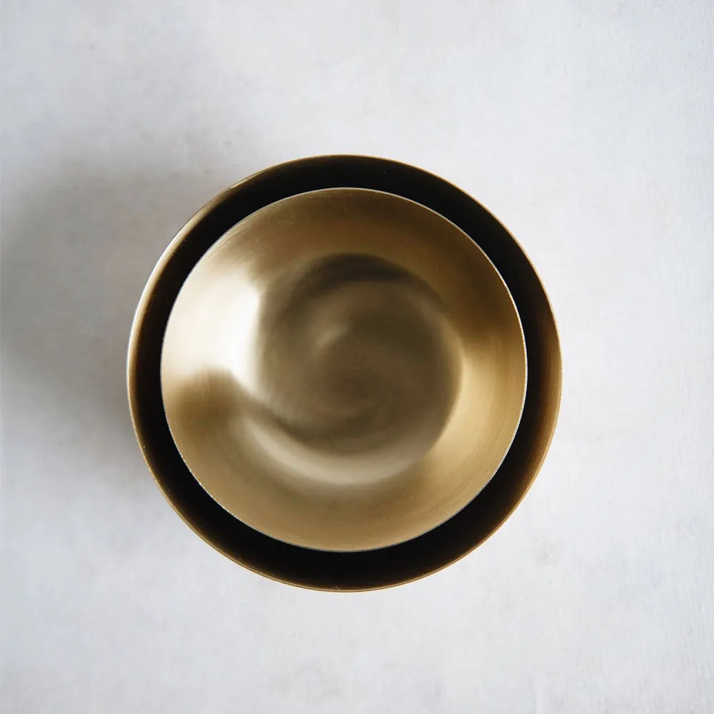 Artisan Brass Bowl Set