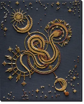 Bead Embroidery Kit - Golden talisman AB-921