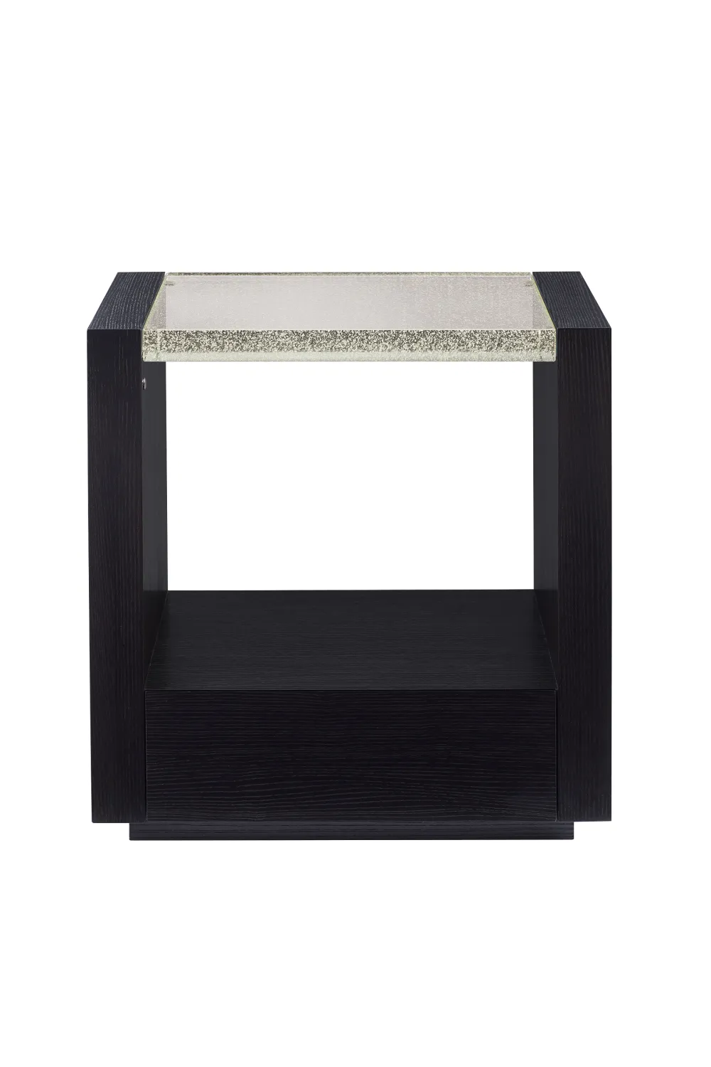 Black Ash Modern Nightstand S | Caracole Remix