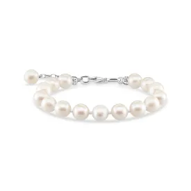 Bracelet with pearls