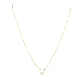 Bridgette Mini Horseshoe Necklace