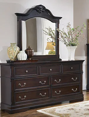 Cambridge 7-drawer Rectangular Dresser Cappuccino