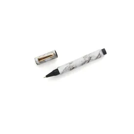 Carlton London Marble Finish White Metal Pen