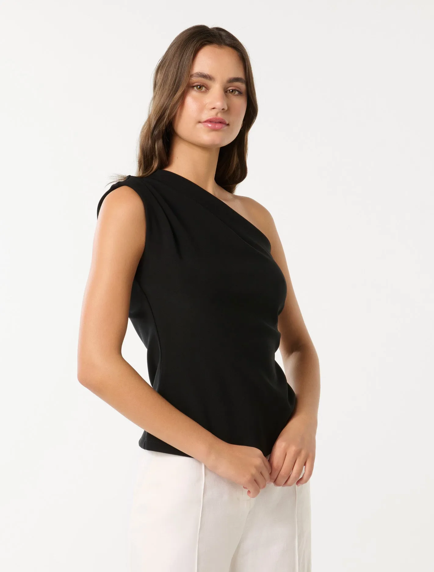 Cecilia Tuck Shoulder Top