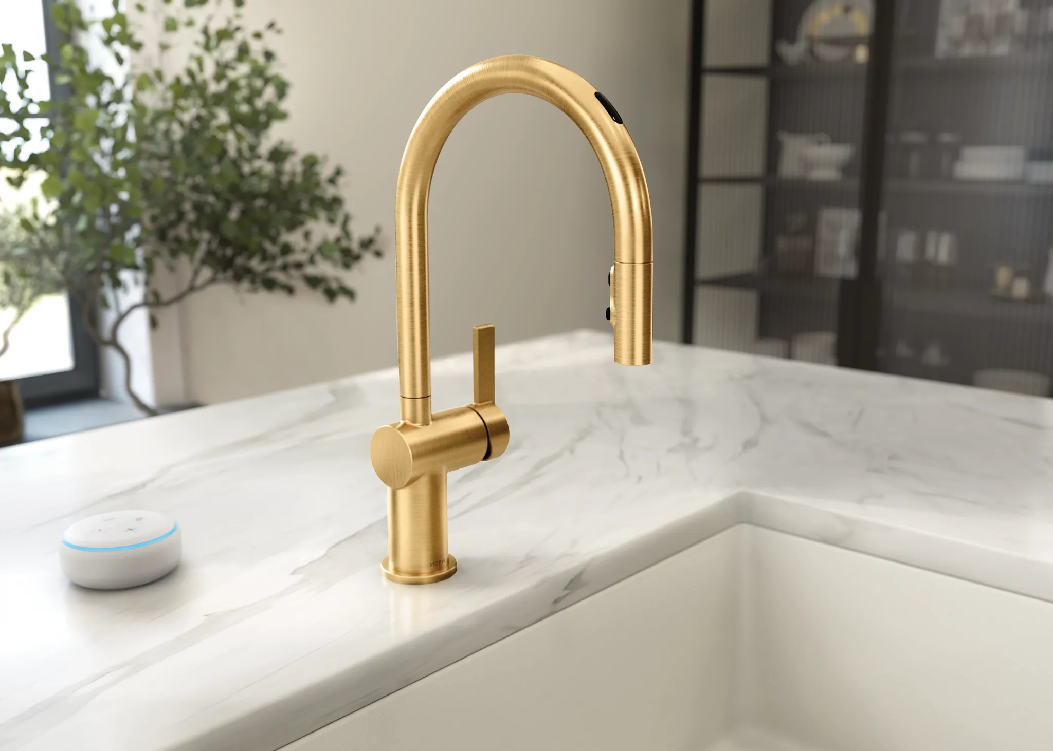 Cia Motionsense Wave One-Handle High Arc Pulldown Kitchen Faucet