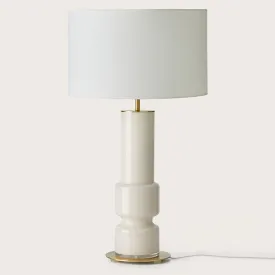 Contemporary Glass Table Lamp | Assorted Finishes