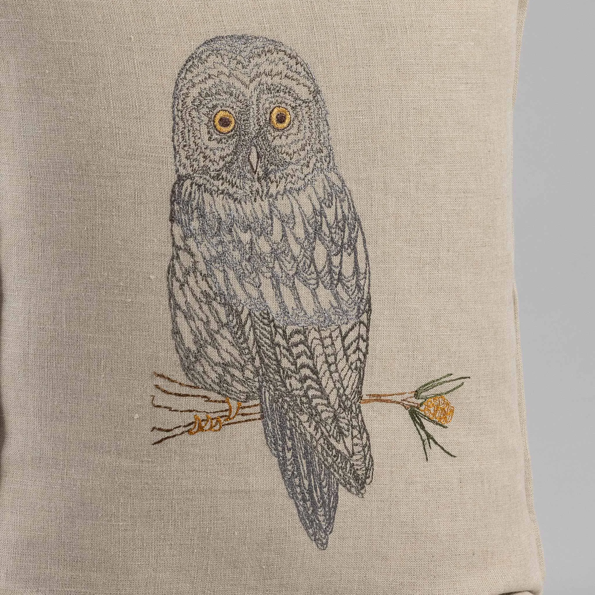 Coral & Tusk Great Grey Owl Pillow