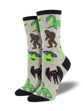 Cryptids Gray Heather Women's Socks