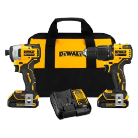 DeWalt DCK279C2 Atomic 20V Max Brushless Hammer Drill/Driver and Impact Driver Combo Kit