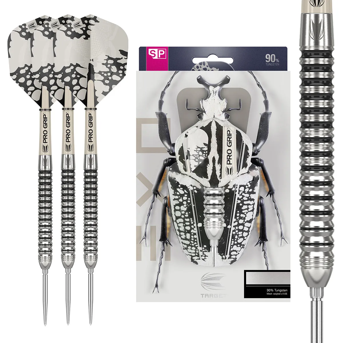 Exo 01 90% Tungsten SP Steel Tip Darts by Target