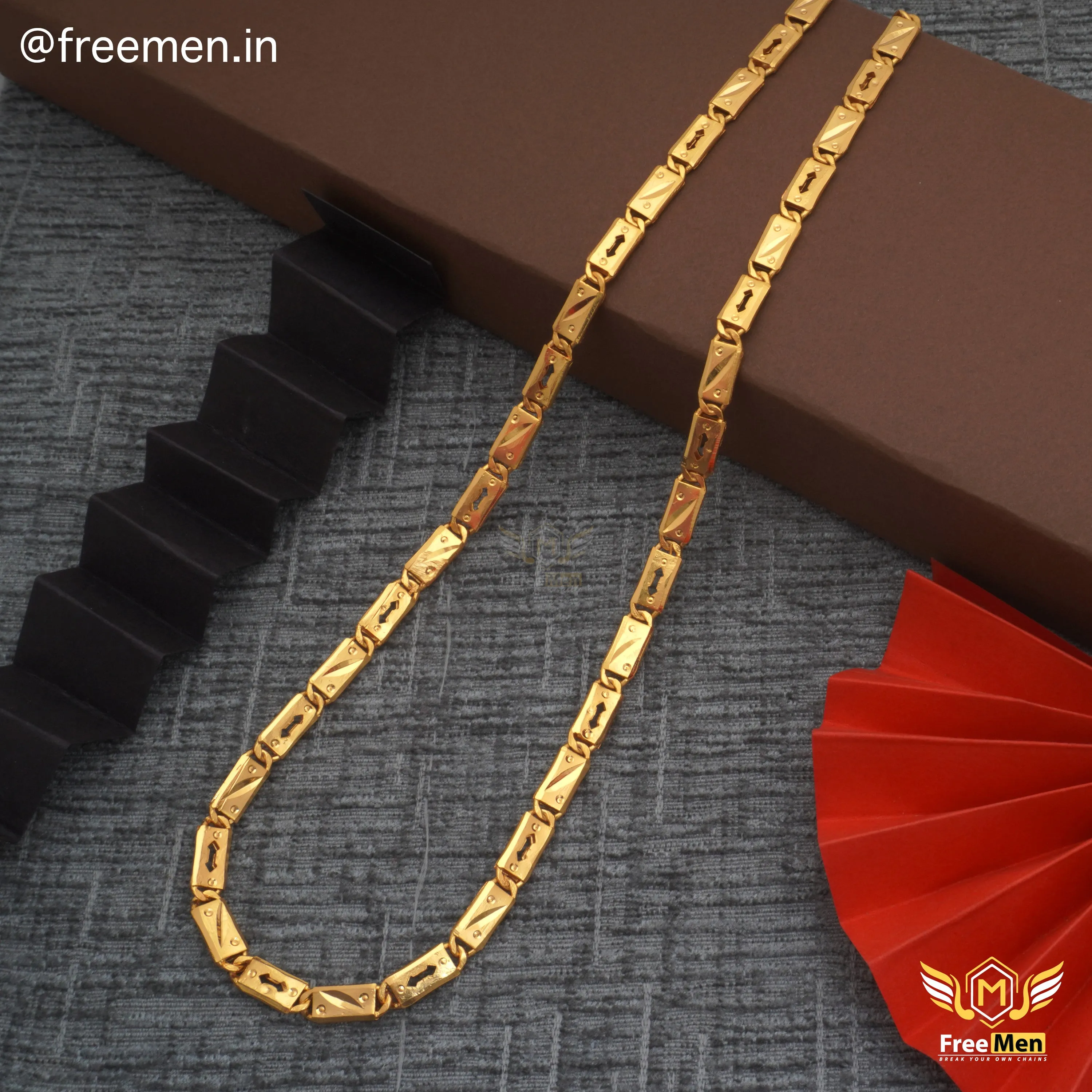 Freemen Elegant Two Arrows Design Chain for Men - FM356