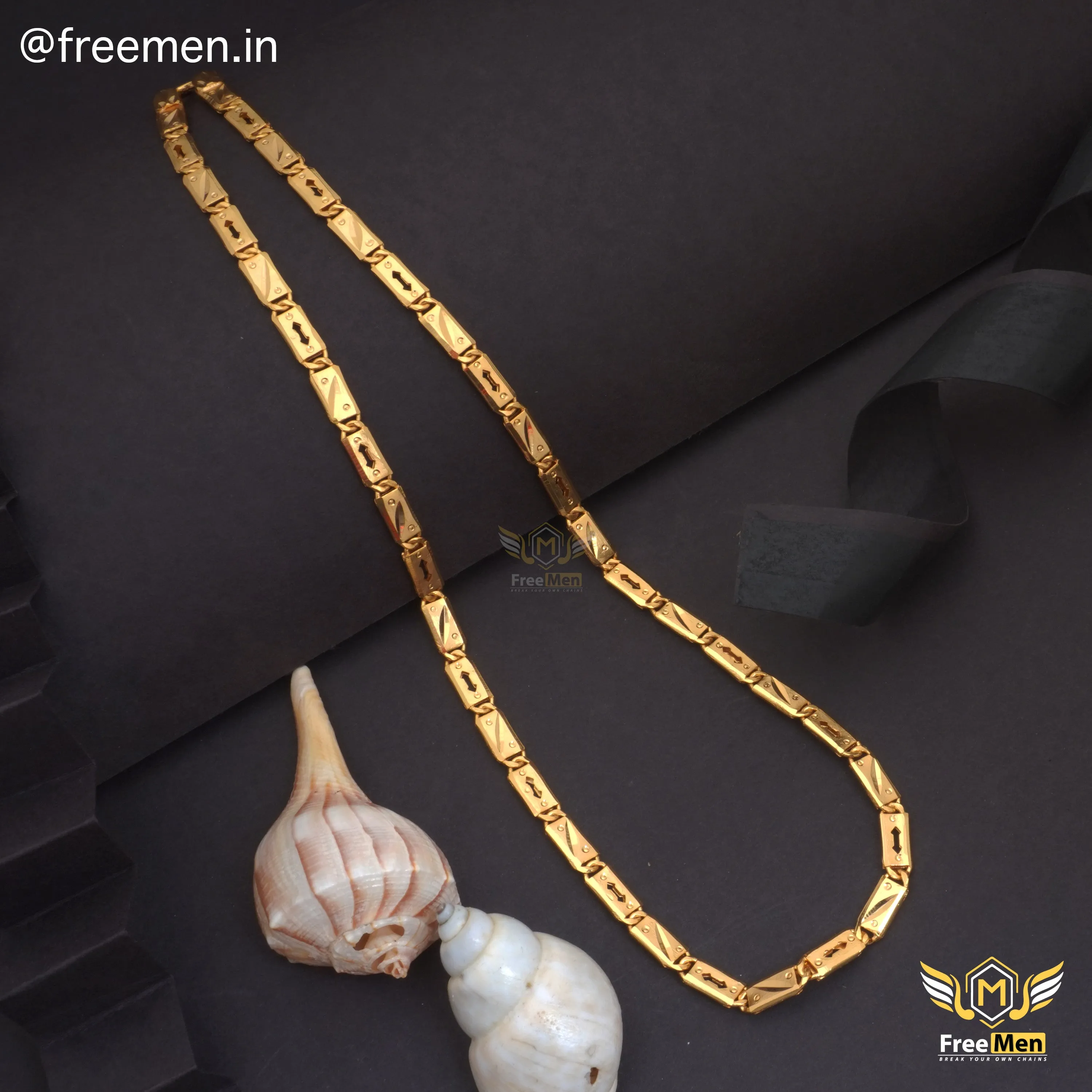 Freemen Elegant Two Arrows Design Chain for Men - FM356