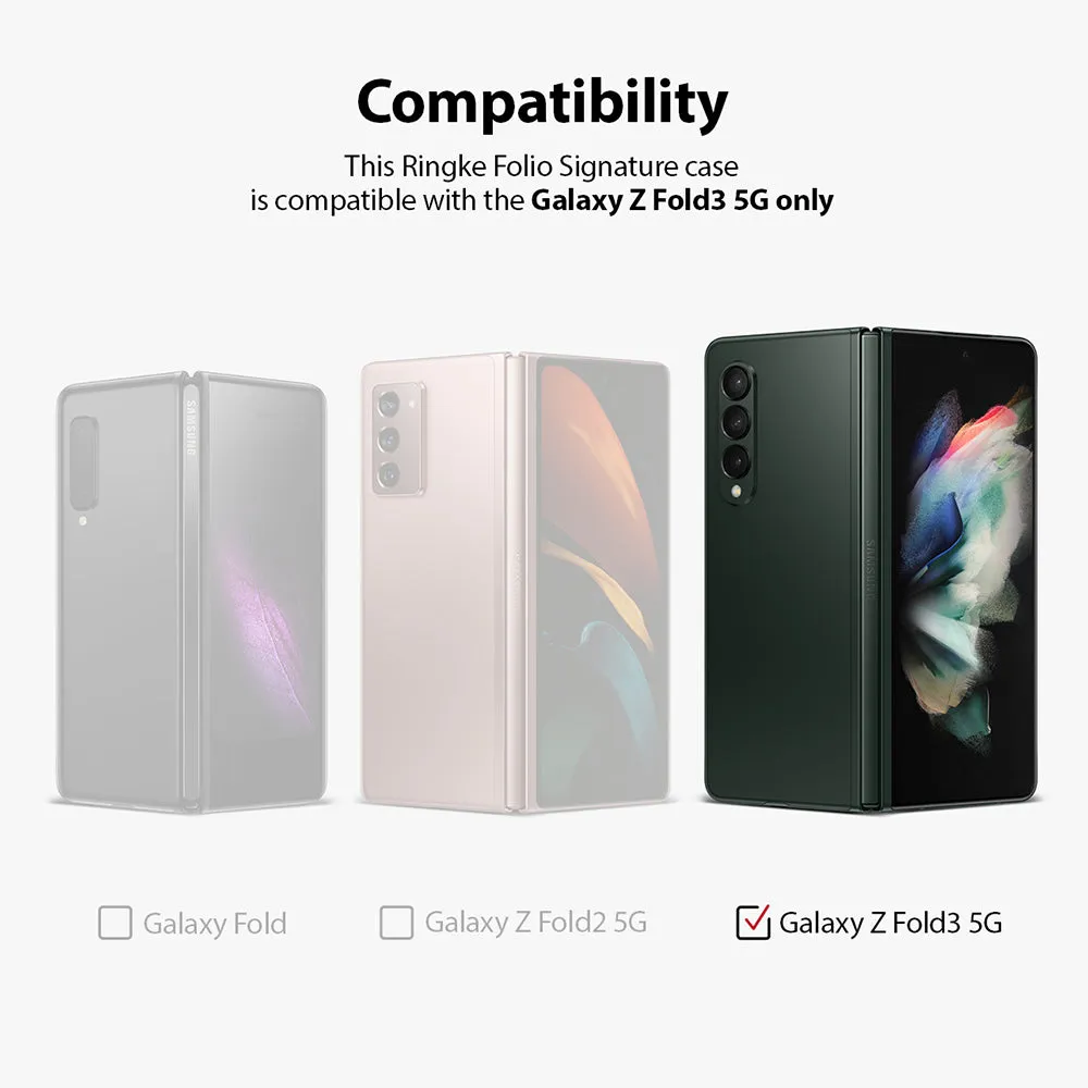 Galaxy Z Fold 3 Case | Folio Signature Standard