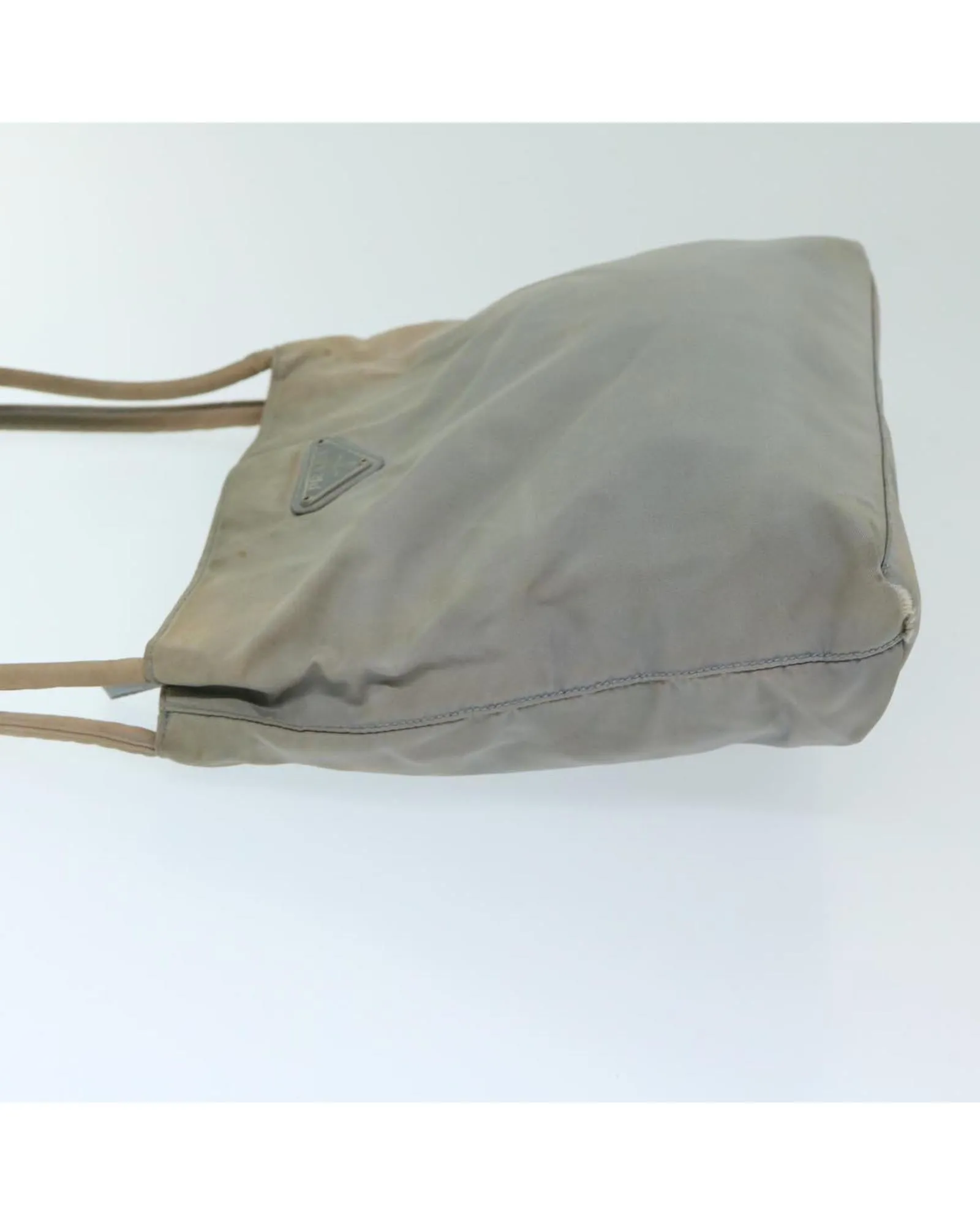 Gray Nylon Hand Bag with Accessories - Made in Italy