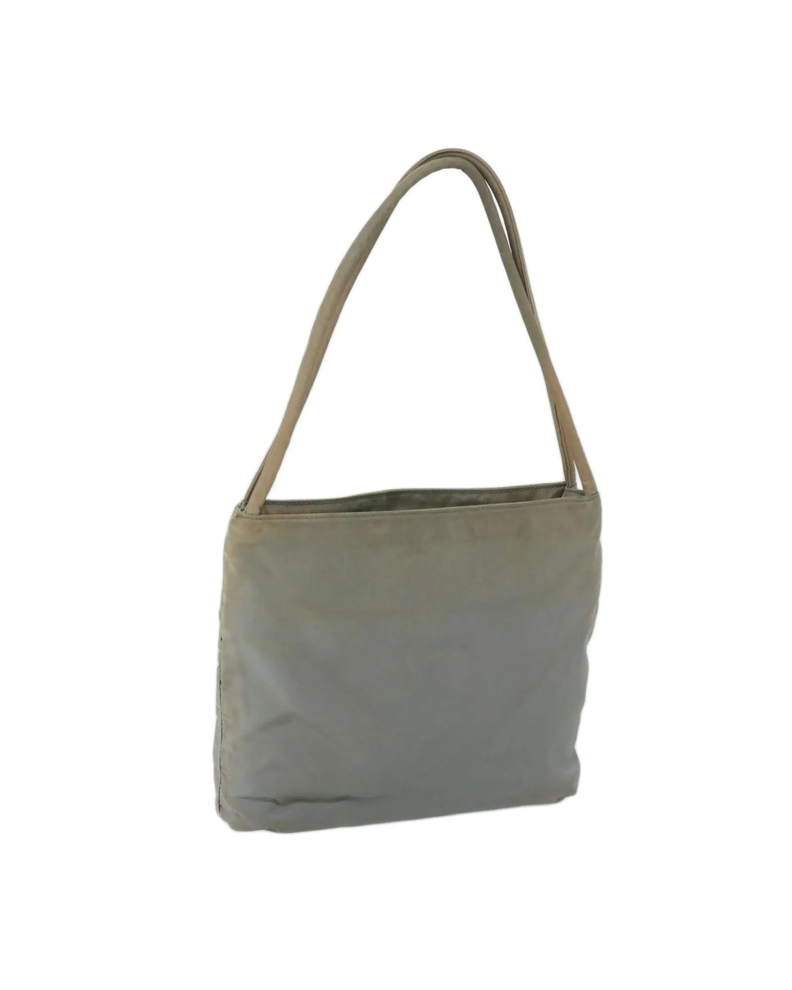 Gray Nylon Hand Bag with Accessories - Made in Italy