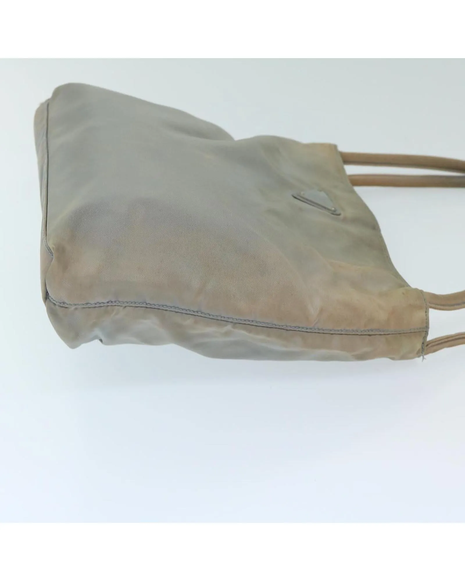 Gray Nylon Hand Bag with Accessories - Made in Italy