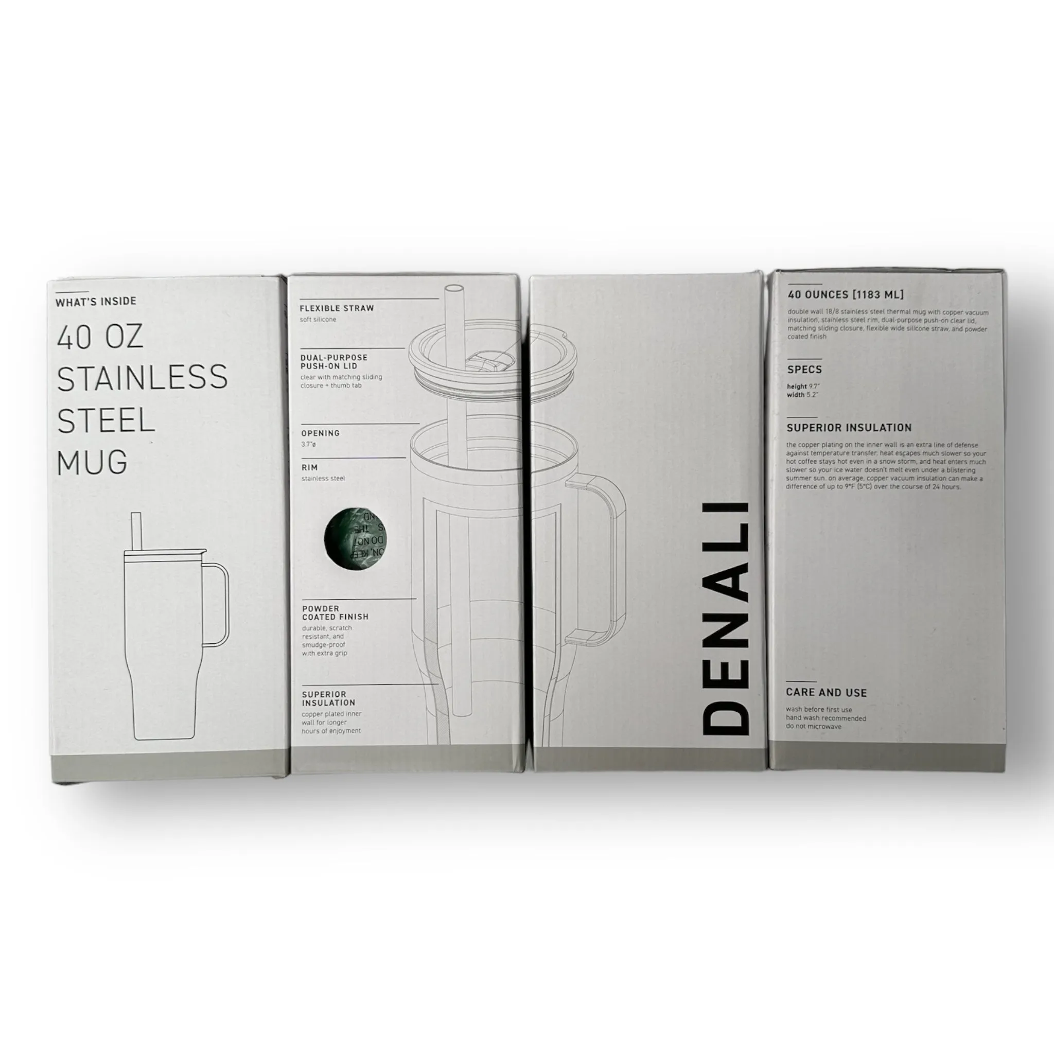 GREEN 40 Oz Stainless Tumbler and Decal