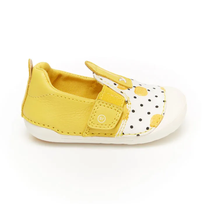 Infant Girl Stride Rite Soft Motion Atlas Slip On Sneaker Lemon Yellow