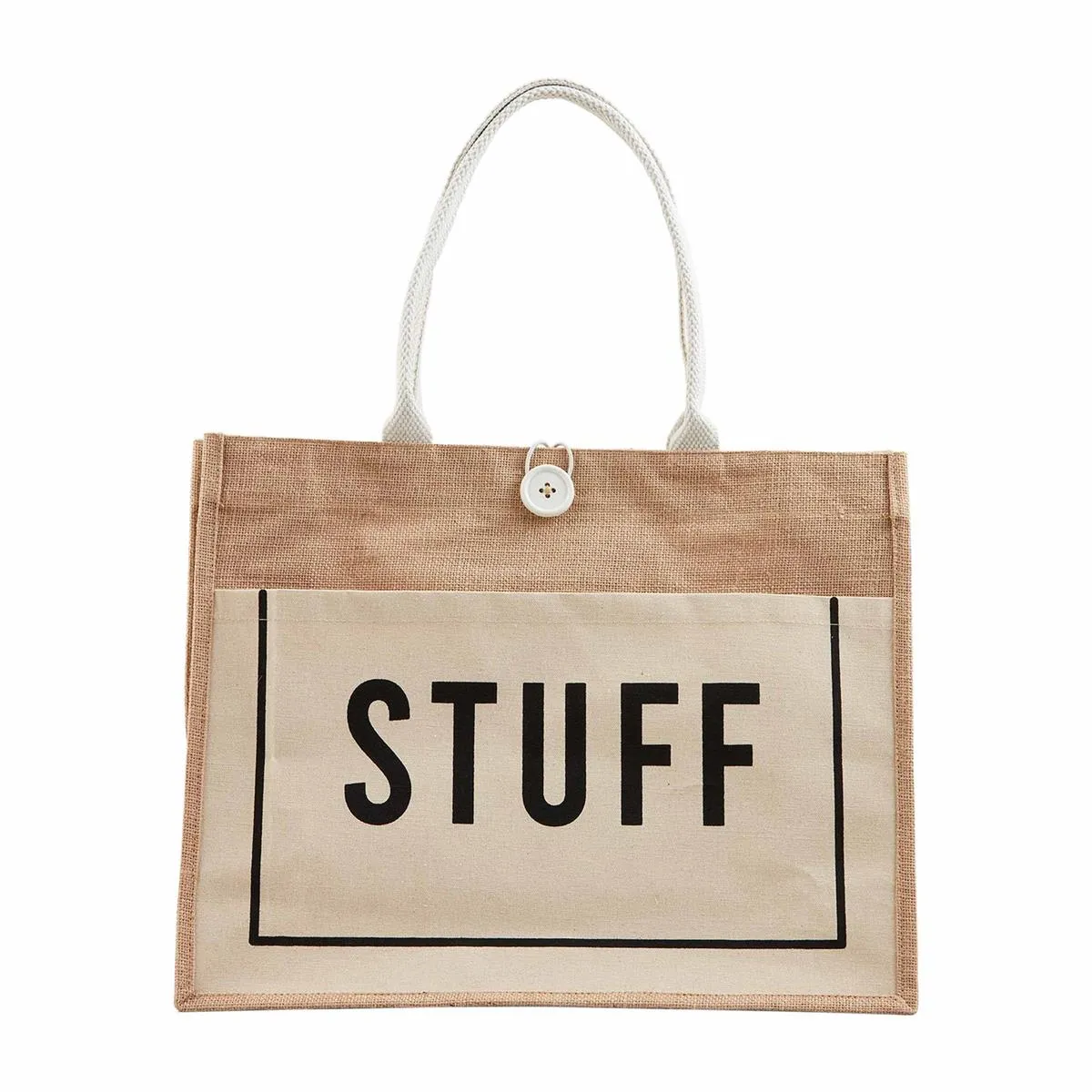 Jute Word Tote - 3 Styles BY MUD PIE