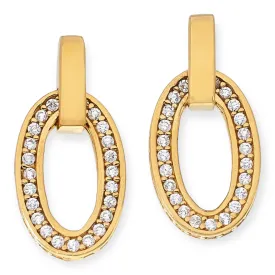 Katharine McPhee 2.40ctw Oval Earrings - Sterling Silver