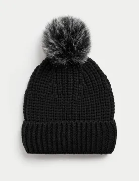 Knitted Pom Hat