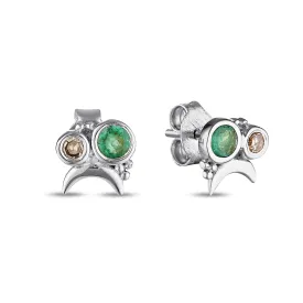 Kyoti Bastet Studs Silver