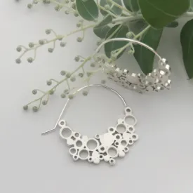 Large Sterling Silver Hoops | Extra Large holly moon