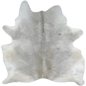 Light Gray Brazilian Cowhide - 6'6" x 6'2" (BRGR233)