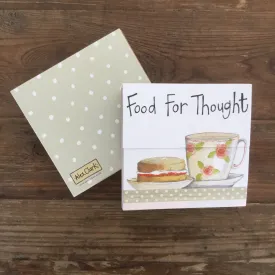 MM33 Food For Thought Mini Magnetic Notepads By Alex Clark Art