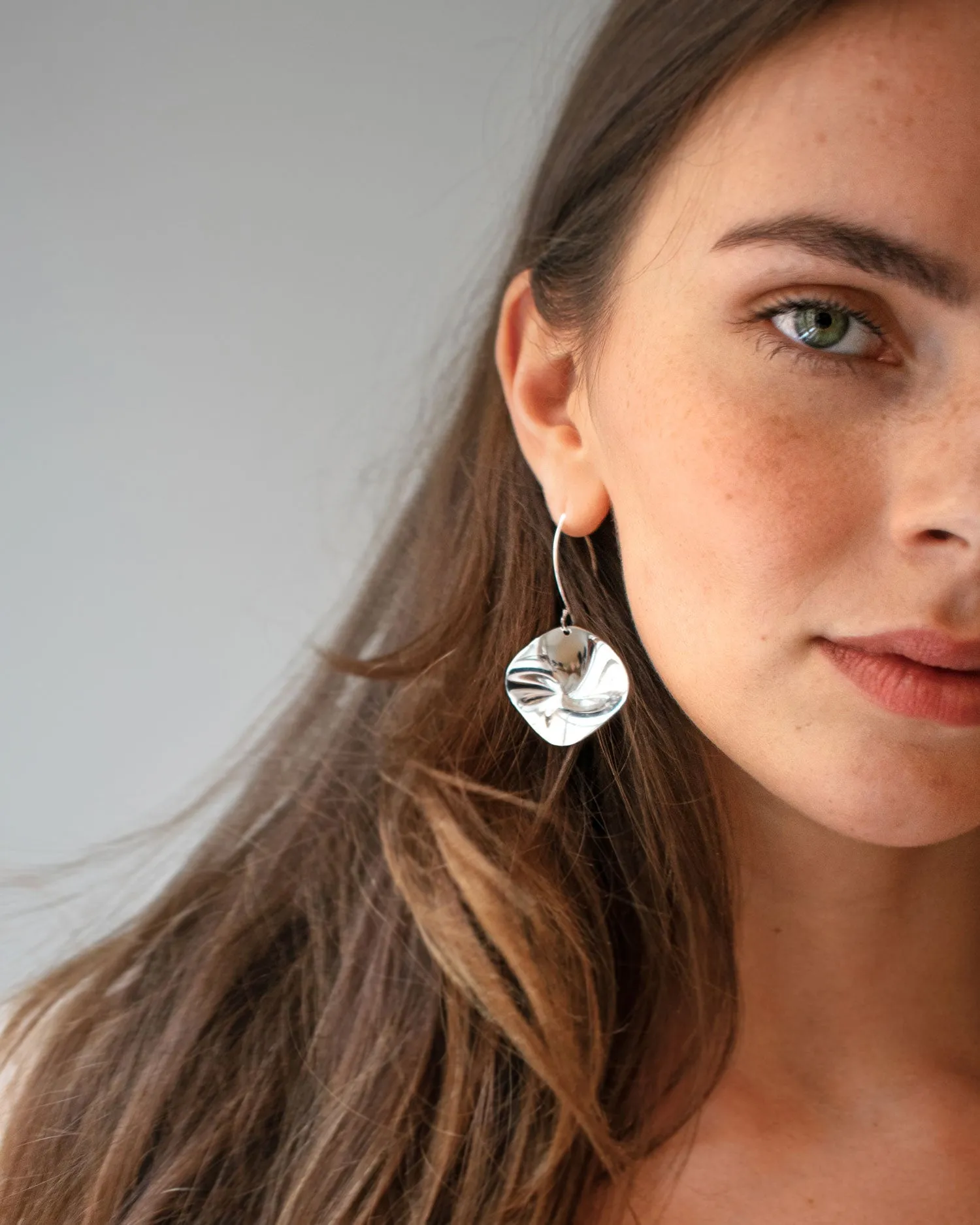 Pacific earrings silver