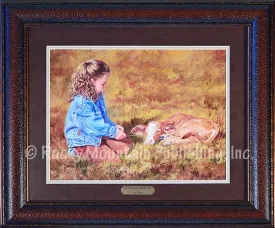 "Getting to Know You" Western Framed & Matted Art Print