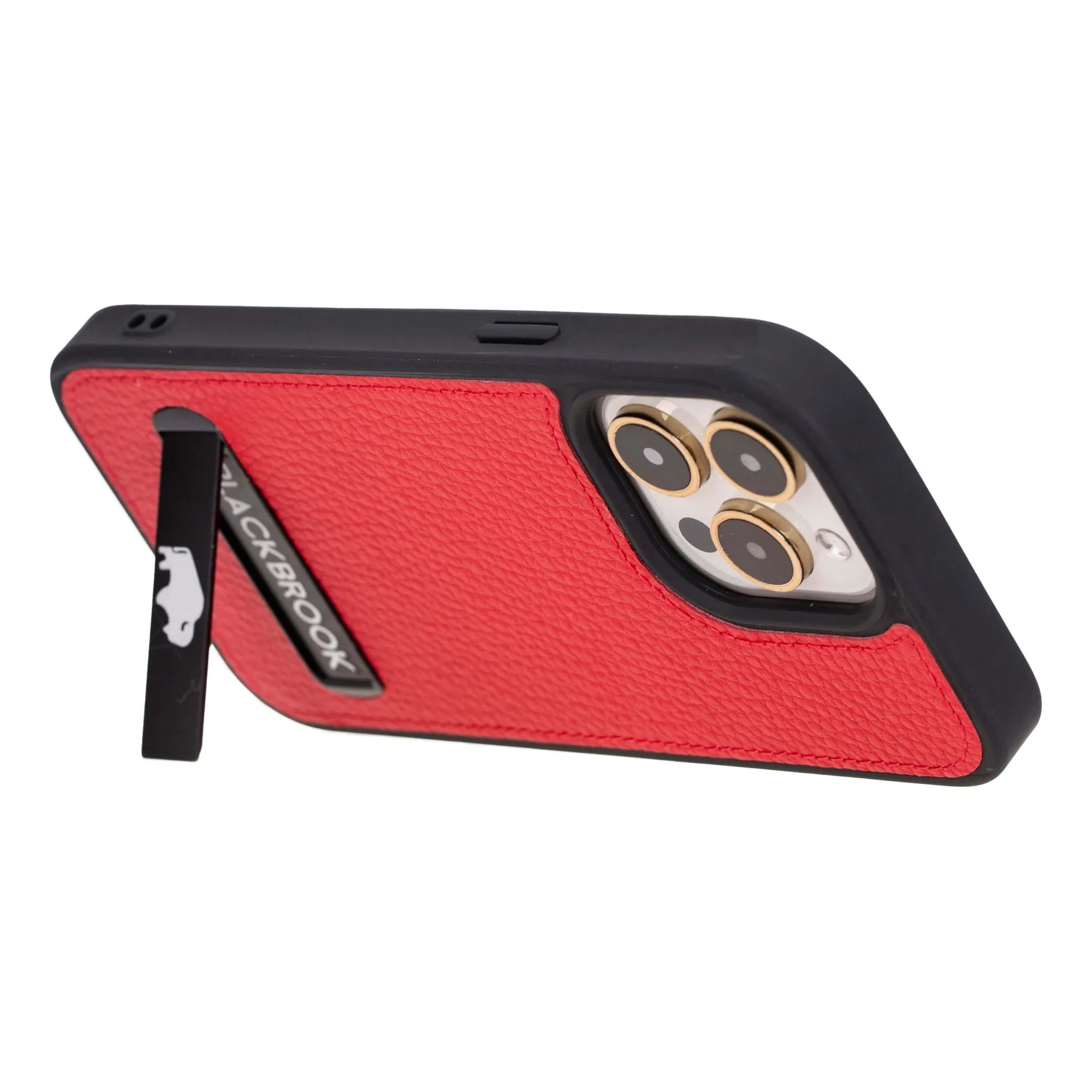 Reed iPhone 15 Pro Max Snap-On with Stand Case, Red