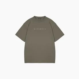 RELAXED DROP SHOULDER TEE - GRANITE