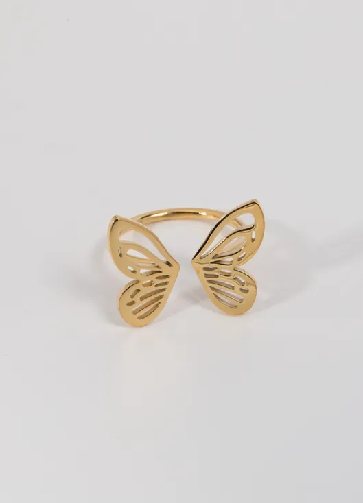 Ring | Betty Butterfly | 18K Gold Plated