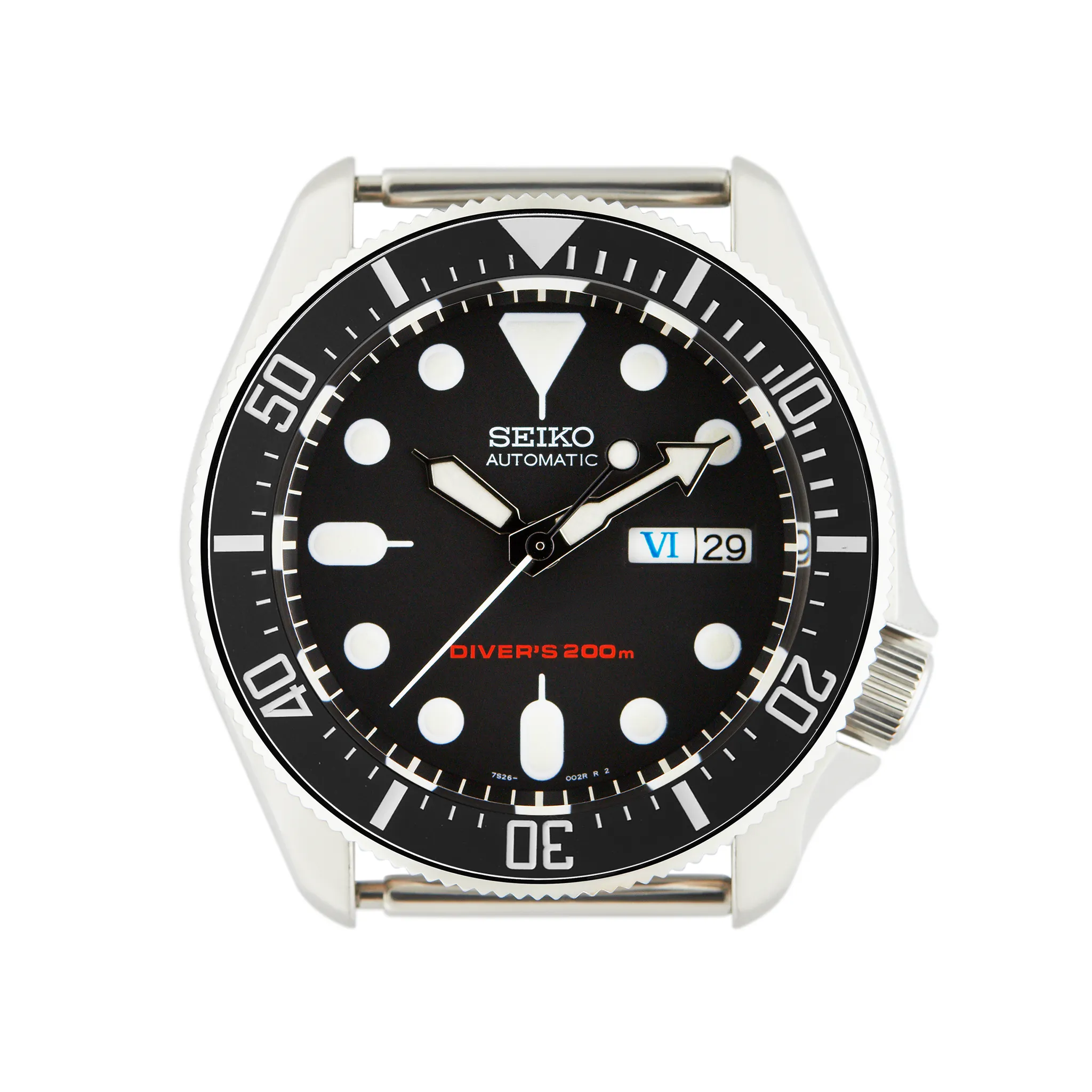 SKX007/SRPD Ceramic Bezel Insert: DSSD style Sandblasted