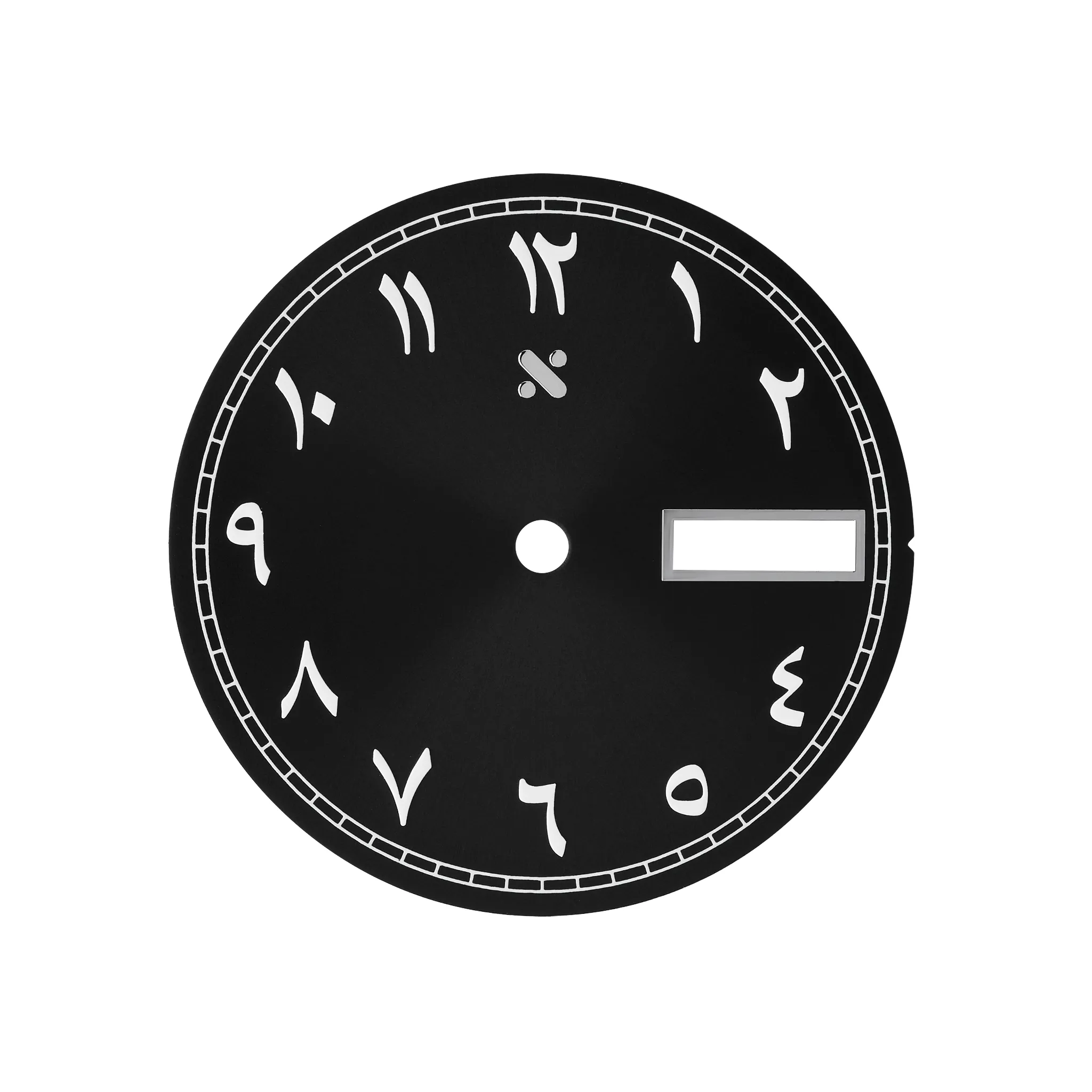 Watch Dial: Arabic Black Finish