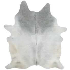 XL Light Gray Cowhide, 1 brand mark - 8' x 5'8" (BRGR265)